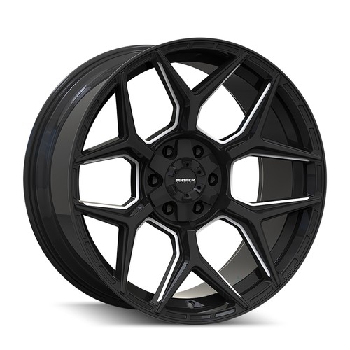 Mayhem 8119 Vanquish Gloss Black Milled 20x9 6x135 / 6x5.5 0mm (8119-2937M) - Photo 1 sur 2