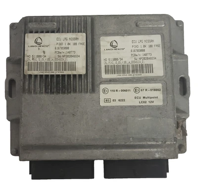 NISSAN PIXO LPG ECU 1.0 / 616703000 / NP202046G34 / 511000/34 / LANDI RENZO - Photo 1/3