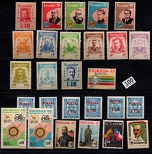 + EKWADOR - MNH - ROTACYJNE - FLAGI - MAPY