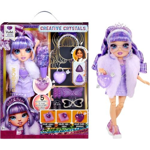 Merchandising Rainbow High: Creative Crystals Fashion Doll - Violet - Immagine 4