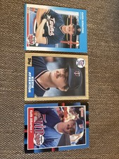 Keith Atherton 3 Card Lot - Twins - 1987 Fleer & Topps - 1988 Donruss