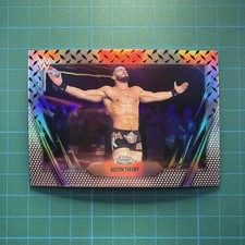 2026 Topps Chrome WWE #77 Austin Theory Diamond Plate Refractor Raw NM
