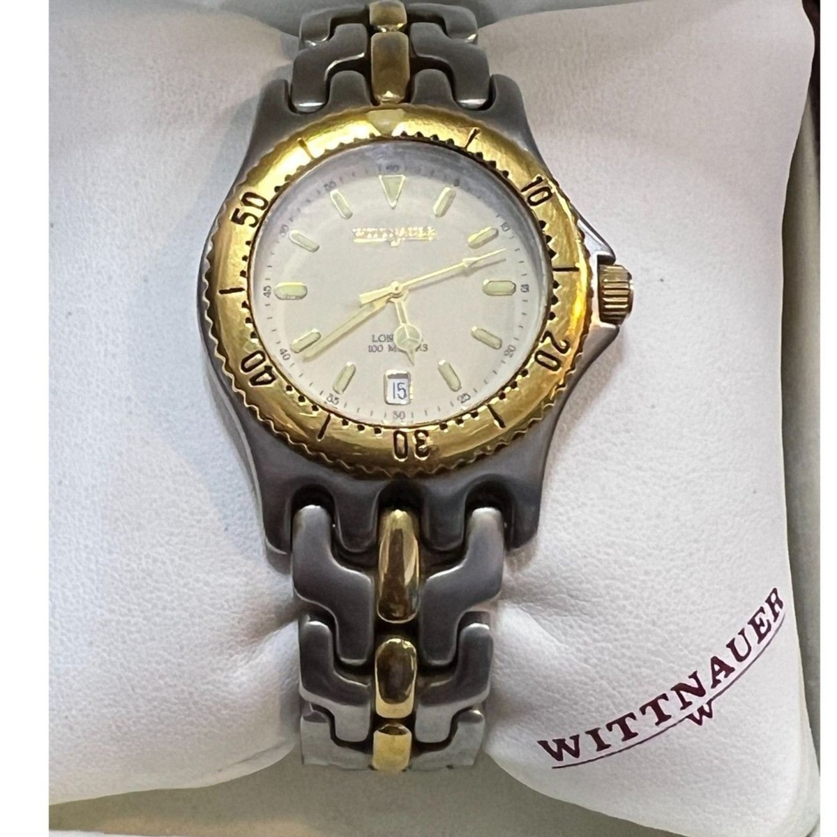 Vtg Wittnauer Two-Tone Diver Watch s-l1200.jpg main image 2