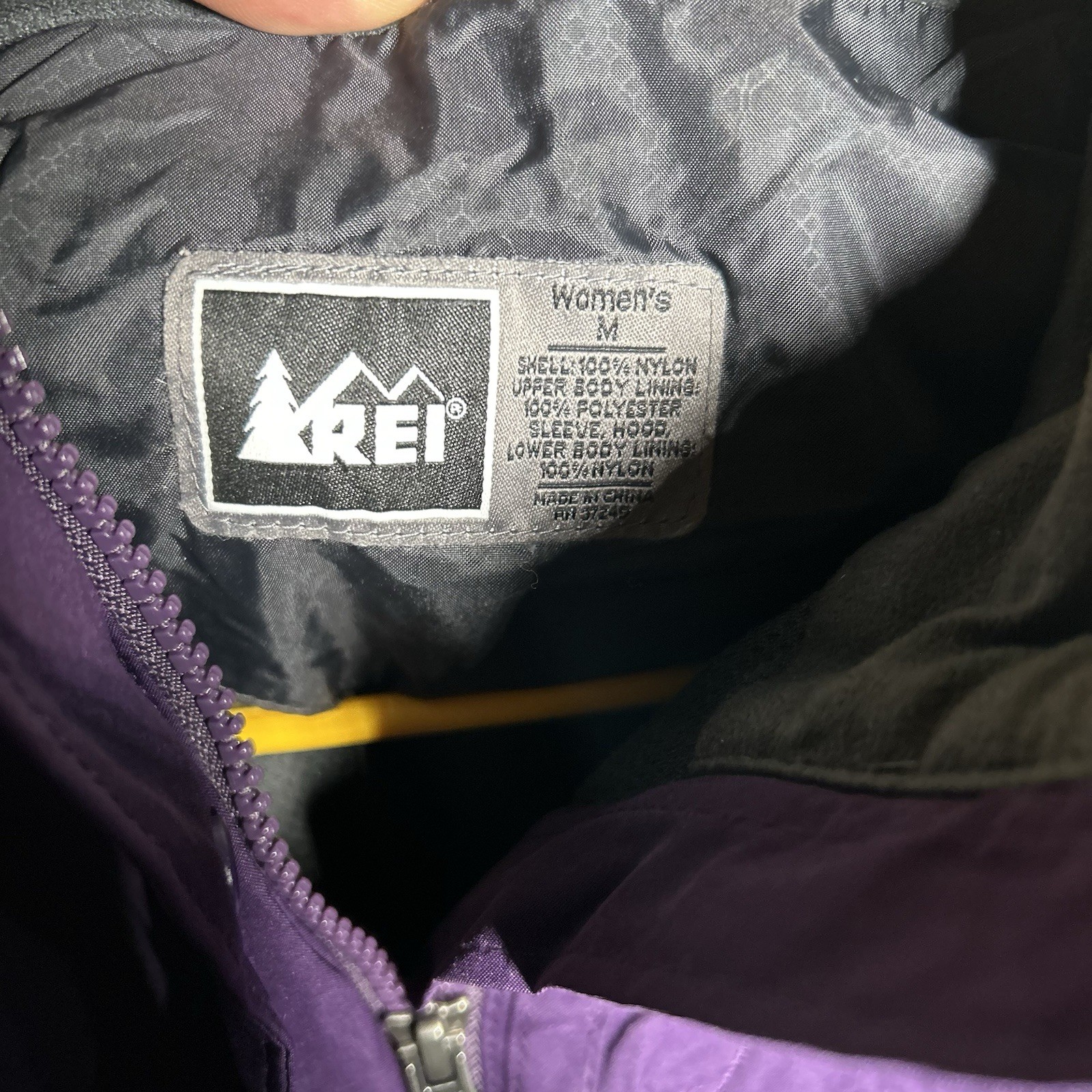 REI E1 Elements Hooded  Jacket Shell Windbreaker … - image 4