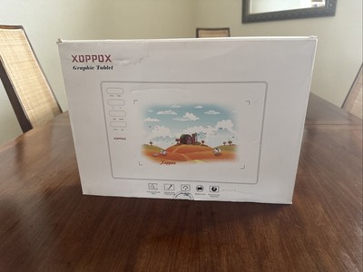 Xoppox Graphic Tablet- T505 Battery Free Pen Tablet - Black & Red