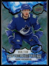 2021-22 Upper Deck Ice Green #167 Marc Michaelis RC 059/799