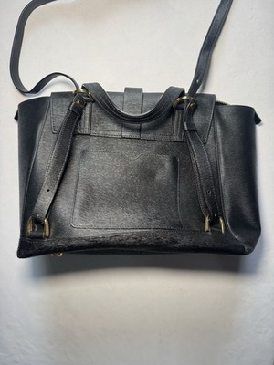 SENREVE Maestra Bag Mimosa Onyx Black Gold Hardware Made in  display picture 1