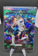 2024 Panini Prizm - Fireworks Stefon Diggs #9 Green Ice Prizm