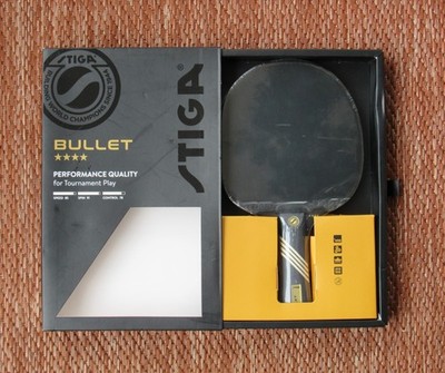 NEW STIGA Bullet Ping Pong Paddle   5-ply Extra Light Blade   2mm Premium Sponge