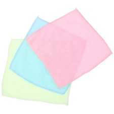 10 Pcs Microfiber Hand Towels Washcloths Polyester Quick Dry Cloths 20x20 cm