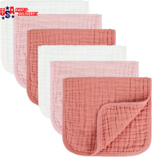 Baby Burp Cloths 100 Cotton Newborn Muslin Burp Cloths 10X20 Inches Baby Essent