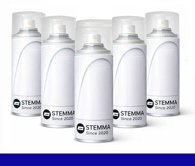 PANTONE 072C BLAU METALL KUNSTSTOFF AEROSOL SPRÜHLACK GLÄNZEND 400ML STEMMA  X5