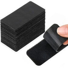 5/10/20Pairs Heavy Duty Hook  Loop Adhesive Strips Sticky Back Fastener 1x4  