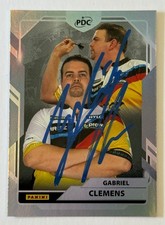 Gabriel Clemens Hand Signed Panini PDC World ...