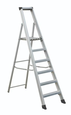 Stehleiter 4 6 8 10 12 Industrie / Bauarbeiter / Profi EN131 / 150 kg