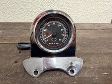 Harley Mini Tach Chrome Tachometer Gauge Bracket Mount Softail Dyna Road King Harley Mini Tach Chrome Tachometer Gauge Bracket Mount Softail Dyna Road King