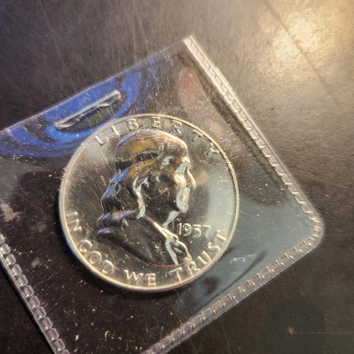 1957-P Franklin Half Dollar Proof — photo from another recent sale
