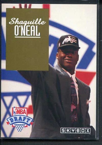 Shaquille O'Neal  SkyBox Rookie 1992-93 Draft Picks Orlando Magic #DP1 RC Insert