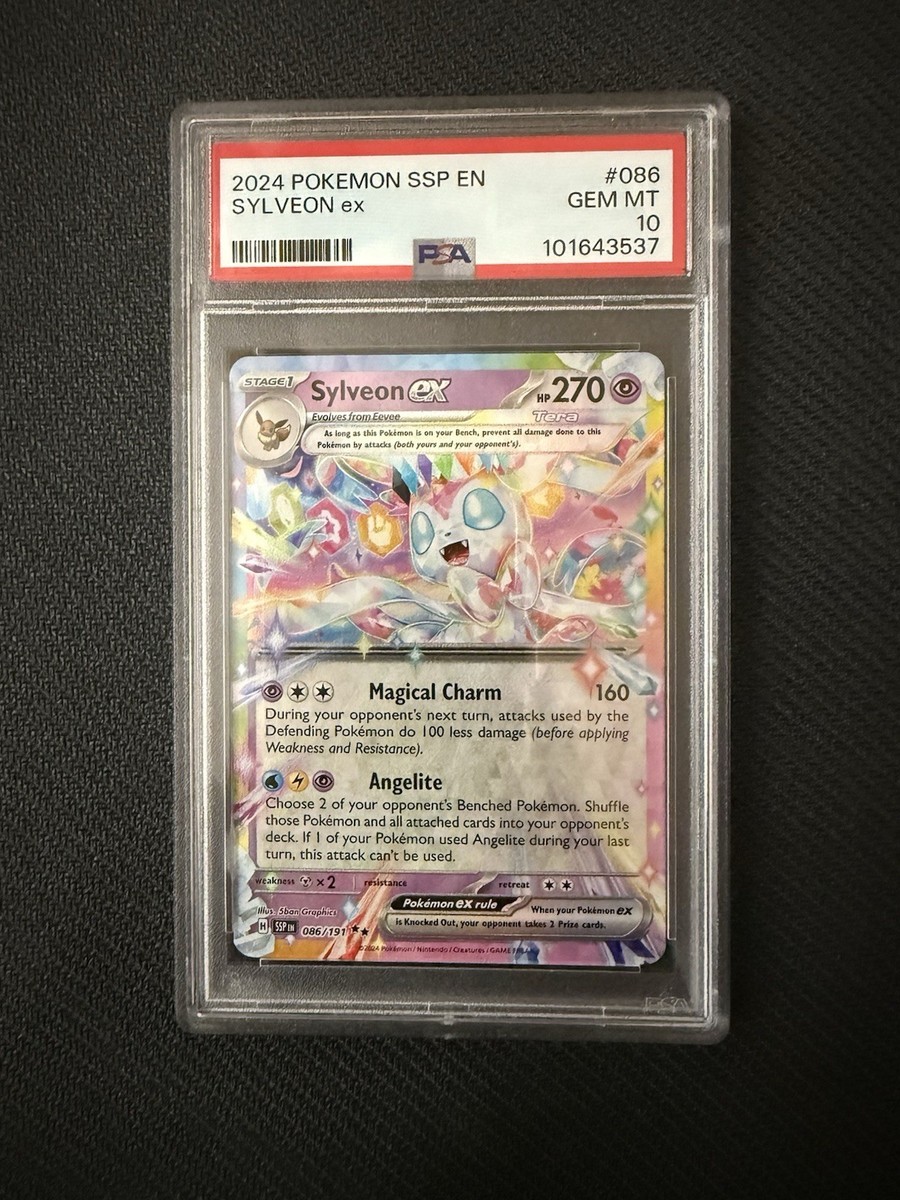 2024 Sylveon ex 086/191 Pokemon TCG Surging Sparks - PSA 10 | eBay