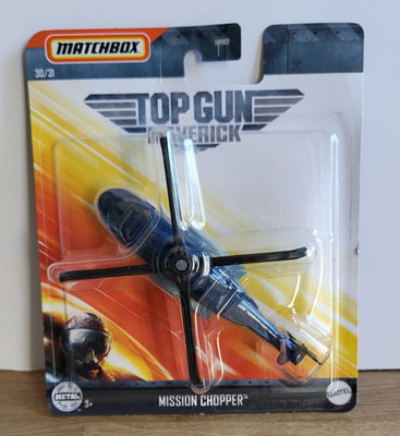 MATCHBOX MISSION CHOPPER TOP GUN MAVERICK MATTEL 2021 NIB