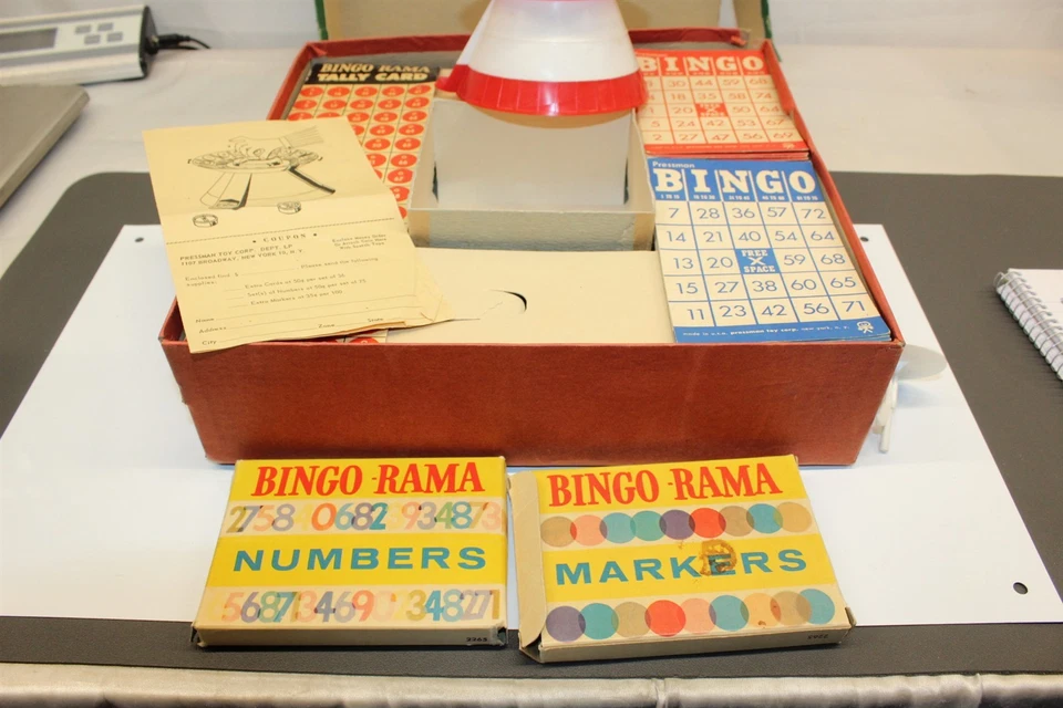 Vintage Bingo-Rama Game Set #2265 Ca. 1960's Collectible - Image 2 of 4