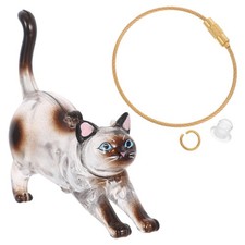 Transparent Cat Hair Storage Box Capsule Pet Hair Keepsake Keychain Organizer