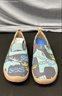 UIN Darla Trojan Toledo I Men's Art Painted Canvas Slip On Travel Shoes Size 9.5
