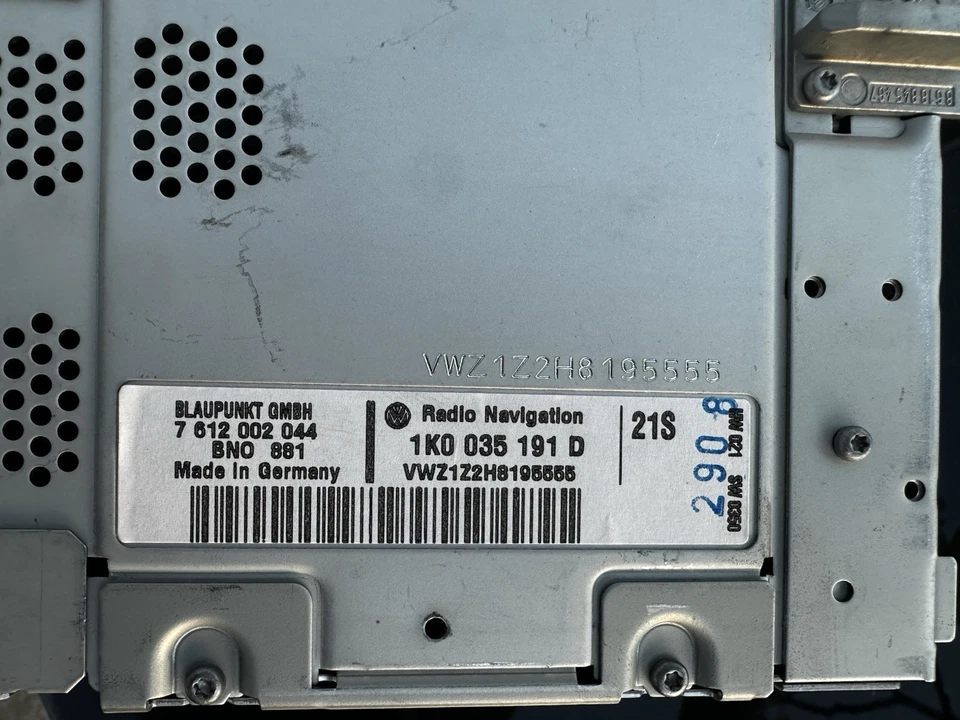 VW RNS MFD2 DVD Navigationssystem – Original VW / Blaupunkt - Bild 3 von 4