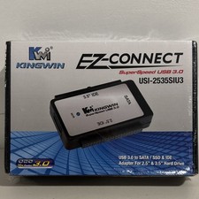 Kingwin USB 3.0 to SATA IDE Adapter Data Recovery 2.5 3.5 HDD SSD NEW