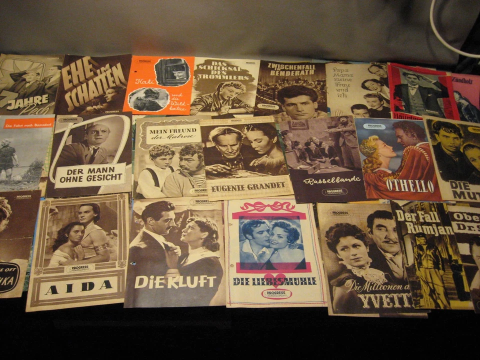 100 Stück DDR Filmprogramme Defa,Progress Filme u.a.  1960.Jahre-Schauspieler - Bild 3 von 4