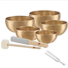 Meinl Sonic Energy Universal Singing Bowls Set of 5 SBU2950 with Tuning Fork