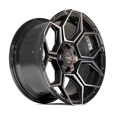 20'' Black Wheel w/Brushed Face for 1999-2024 Cadillac Escalade - RVO5230