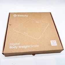 Etekcity Digital Body Weight Bathroom Scale with Body Tape Measure and Round