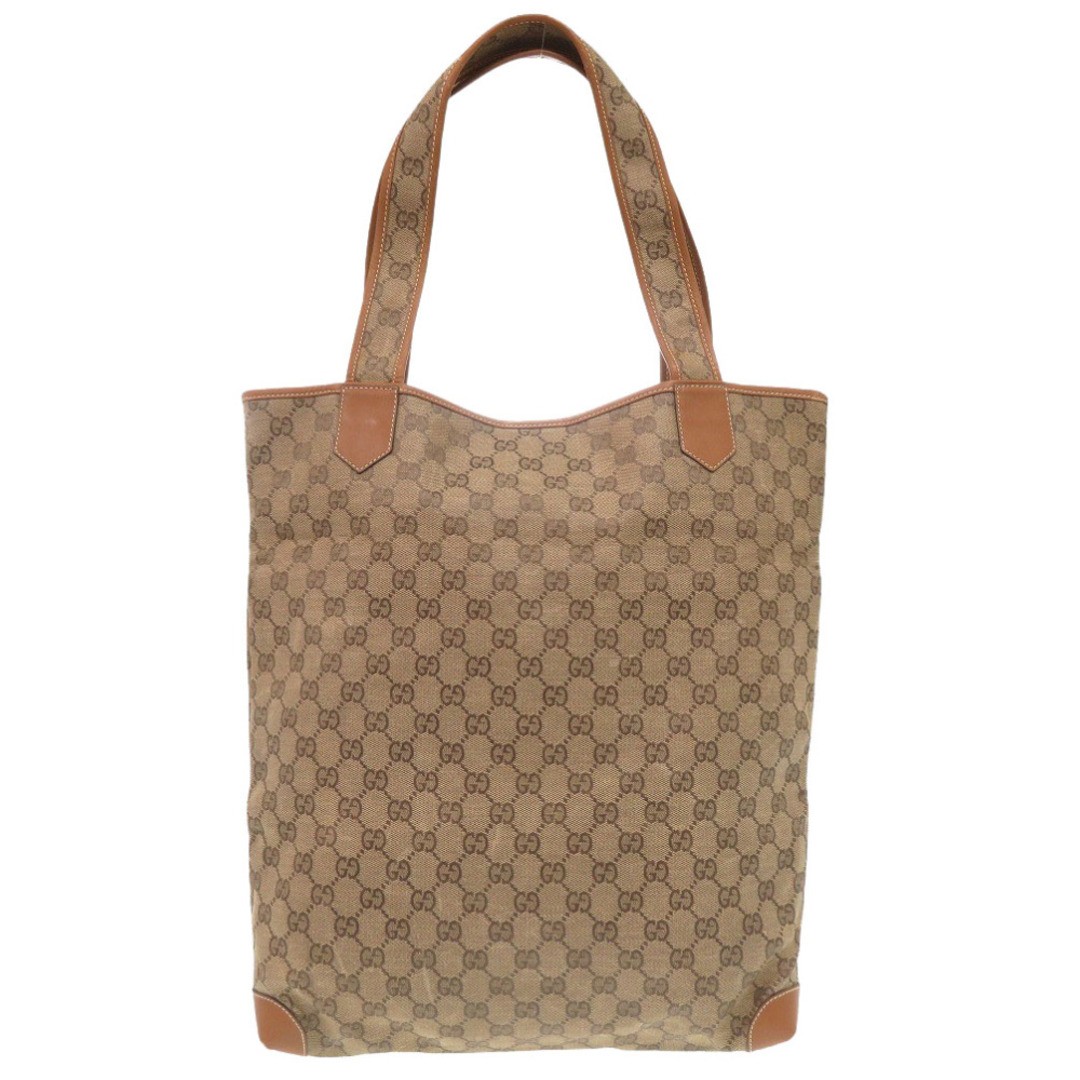 Gucci GG Canvas Beige Tote Bag Women's Used Gold Hardware 38cm x 41cm thumbnail 2