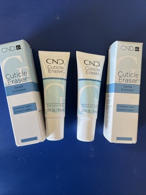 2 CND Creative Nail Design Cuticle Eraser Nail Treatment Cream - 0.5oz/15mL
