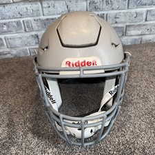 Riddell Speedflex Adult Varsity Football Helmet Medium Gray Helmet, Gray Mask
