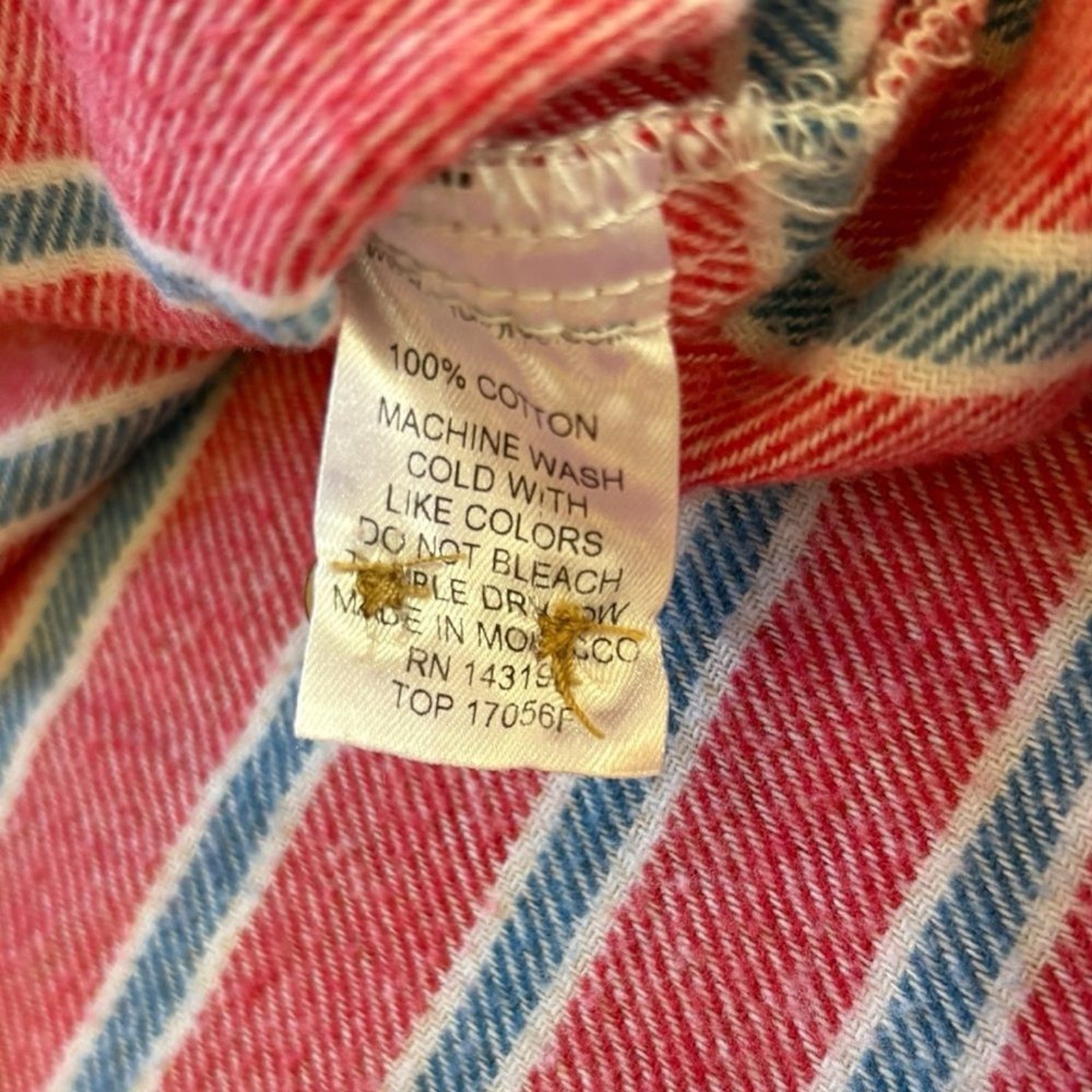 The Nutter Chubbies Quarter Button Pullover Flann… - image 5