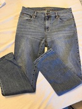 Lauren Ralph Lauren Women's Blue Denim 5-Pocket Button Zip Jeans Size 10