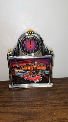 Vintage Danbury Mint  Friday Night at the Star Lite Diner  Clock   Untested