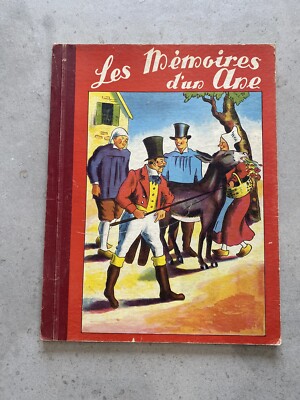 Altes Buch LES MEMOIRES D UN ANE von 1952, nach La Comtesse De Ségur