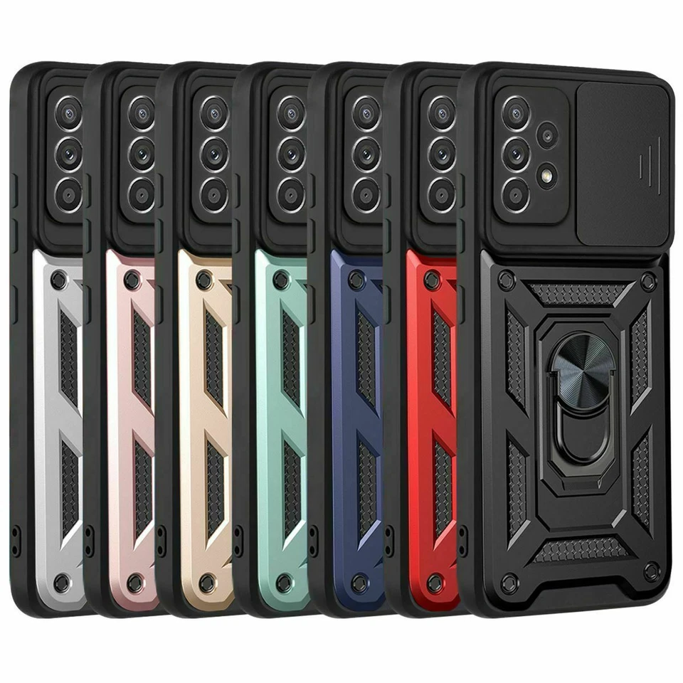 KK KENIK Case For Samsung S25 S24FE S23Ultra S21 S22 S23 FE A07 A16 Shockproof Armor Ring