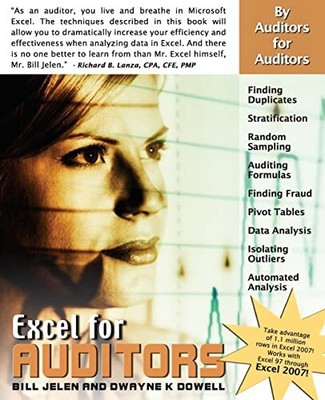 Excel for Auditors: Audit Spreadshe..., Dwayne K. Dowel