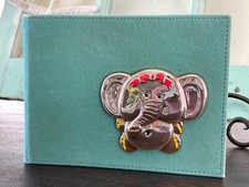 Vintage Baby Photo Album that holds up to 29 4x6'' pictures, Unisex Baby Book