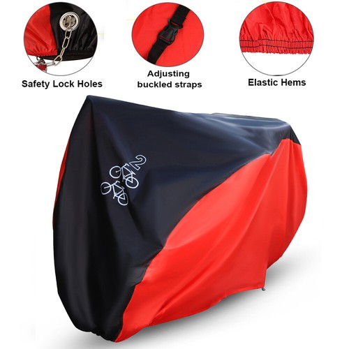 Bike Cover Waterproof Rain UV Protector Storage For Single/Double/Triple Bicycle - Picture 25 of 64