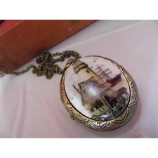Large Locket LIGHTHOUSE beach nautical BIRTHDAY   Gift MOM WIFE DAUGHTER TEACHER