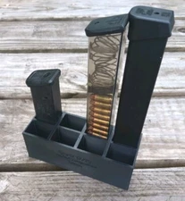 8 Mag Storage Rack For Glock 17/19 9mm magazines Holder Bedside Range Holder 
