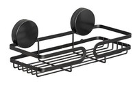 Wenko Wandablage Static-Loc Plus Schwarz Badezimmer Ohne Bohren Belastbar