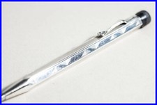 Delikatny projekt w stylu art deco 900 srebro - OŁÓWEK OBROTOWY, około 1940 roku na kopalnie 1,18 mm