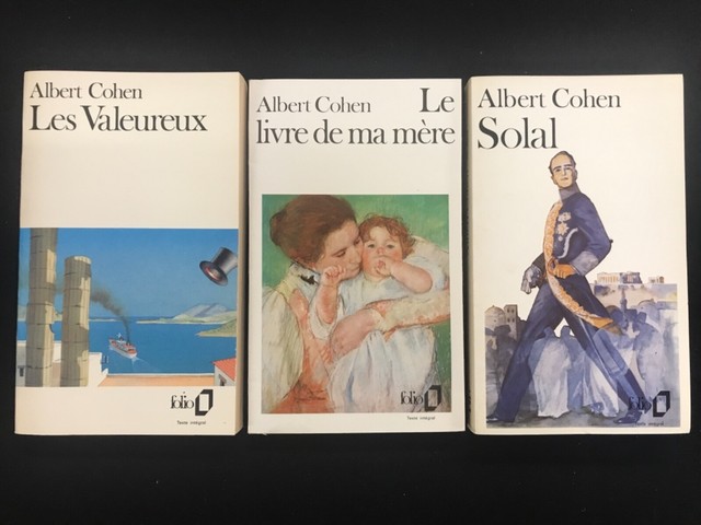 Lot 3 pb novels ALBERT COHEN Solal + Le Livre de ma mere+ FRENCH