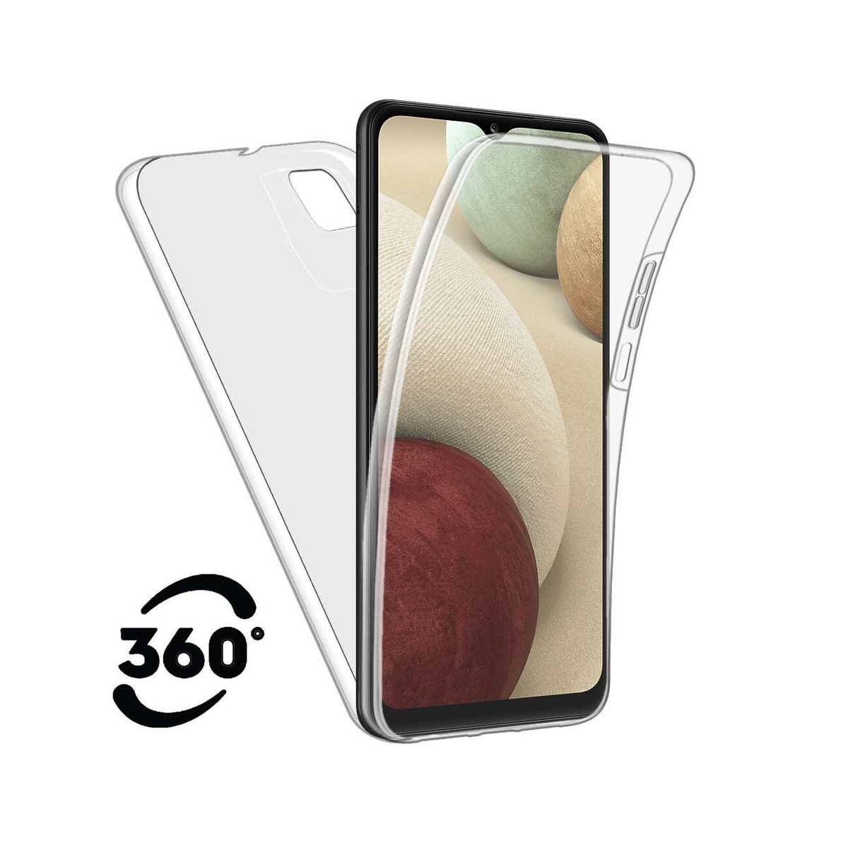 For Samsung Galaxy A12 5G Phone Case 360 Full Protection Front And Back  Cover